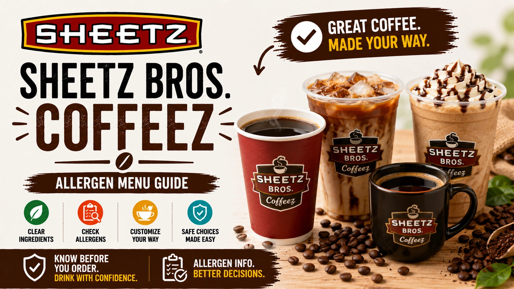 Sheetz Bros. Coffeez Allergen Menu