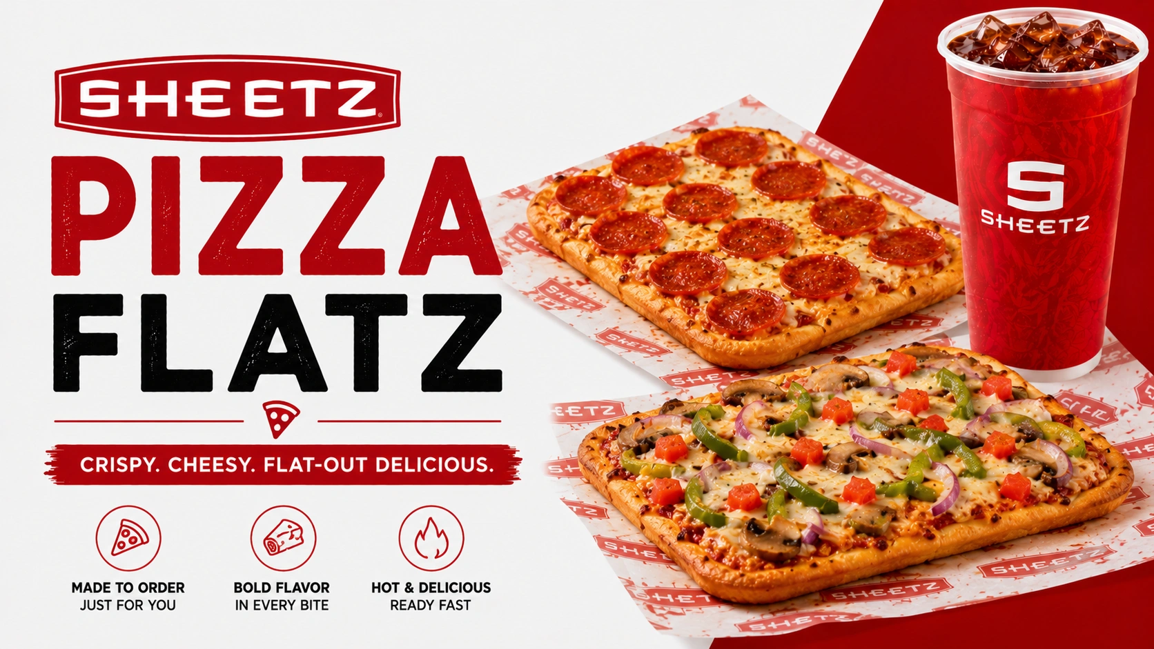 Sheetz Pizza Flatz Menu