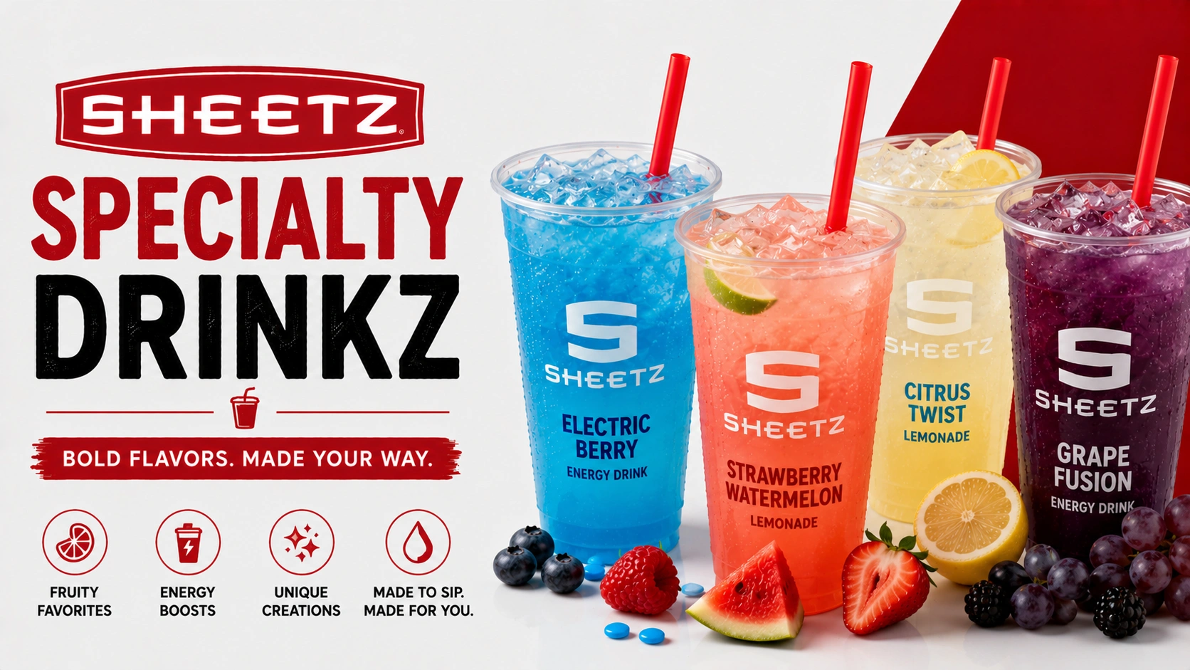 Sheetz Specialty Drinkz Menu