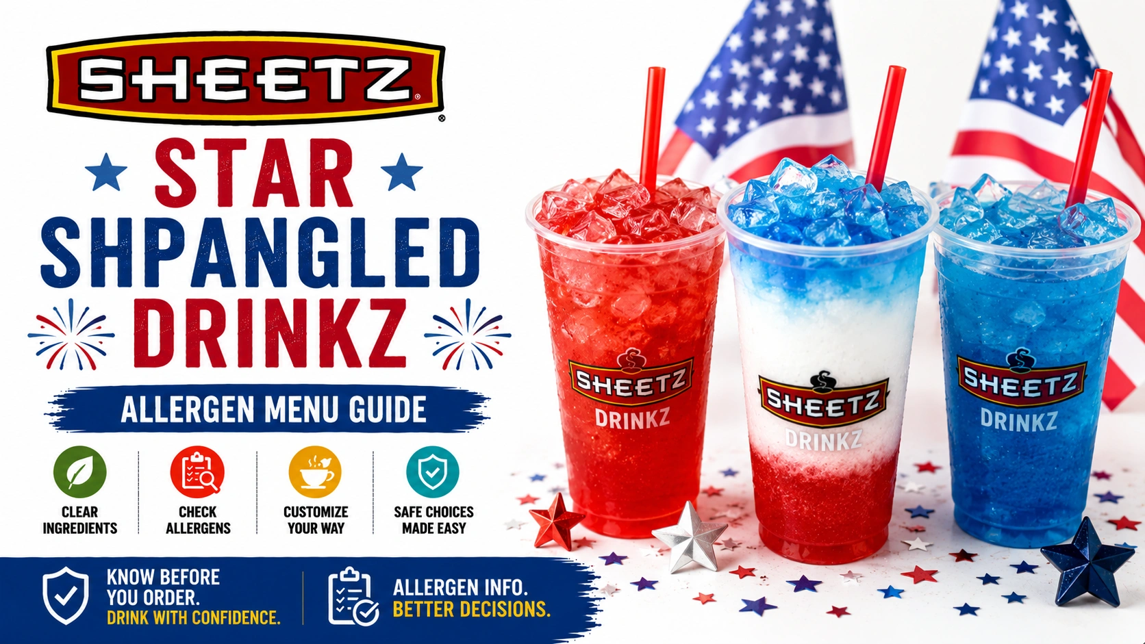 Sheetz Star Sh’pangled Drinkz Allergen Menu